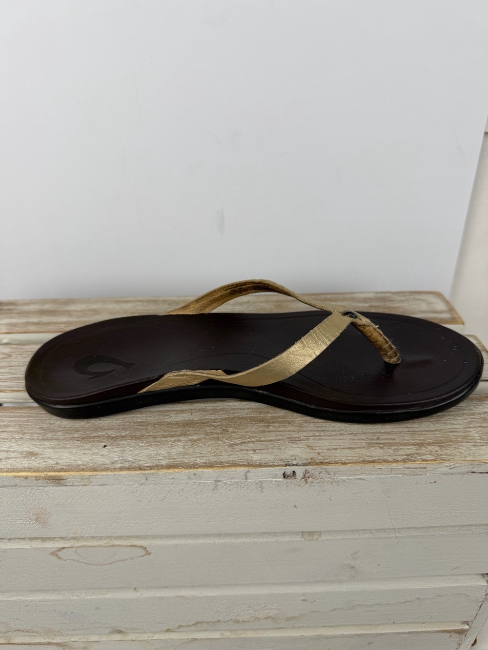 OluKai Ho'opio Leather Sandals women’s size 6 - Picture 7 of 14